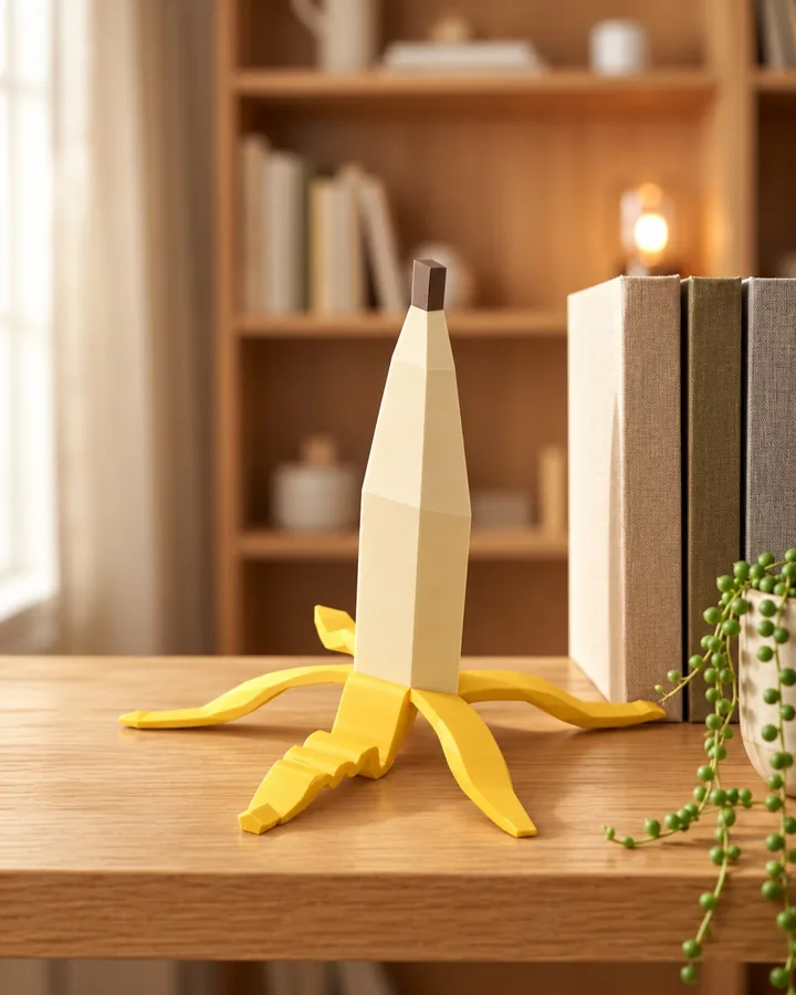Suporte de telemóvel Banana — imagem ilustrativa