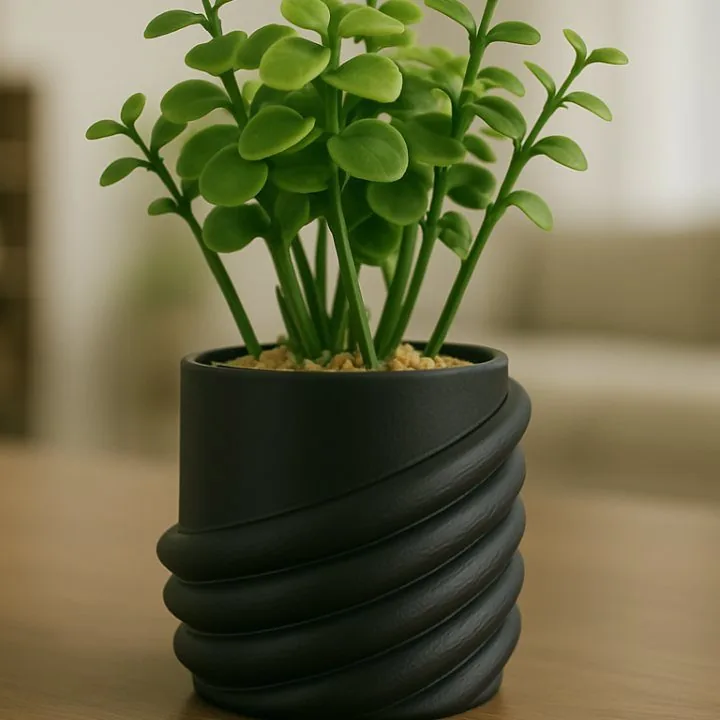 Vaso em espiral